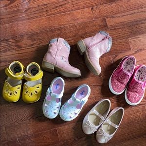 Girls shoes lot. Size 7-8